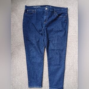 J. Crew Toothpick Blue Denim Jeans Size 37